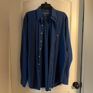 Mens Ralph Lauren Dress Shirt Size LT